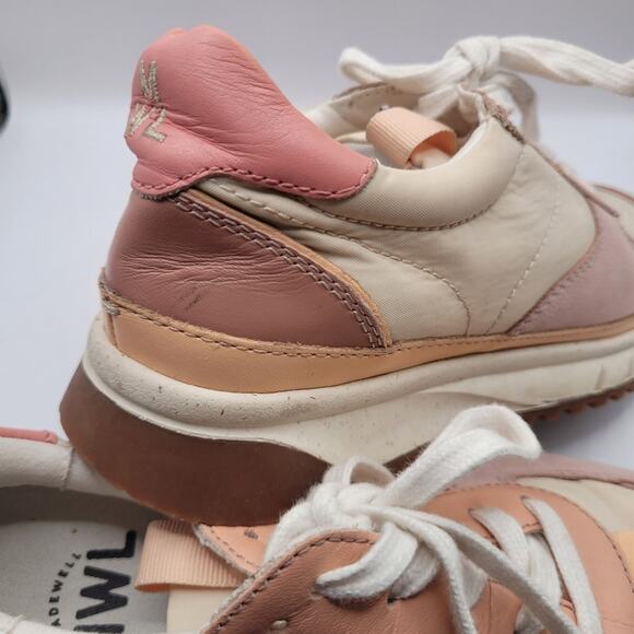 Madewell Kickoff Trainer Sneakers Dusty Rose Size 6 - Picture 12 of 13